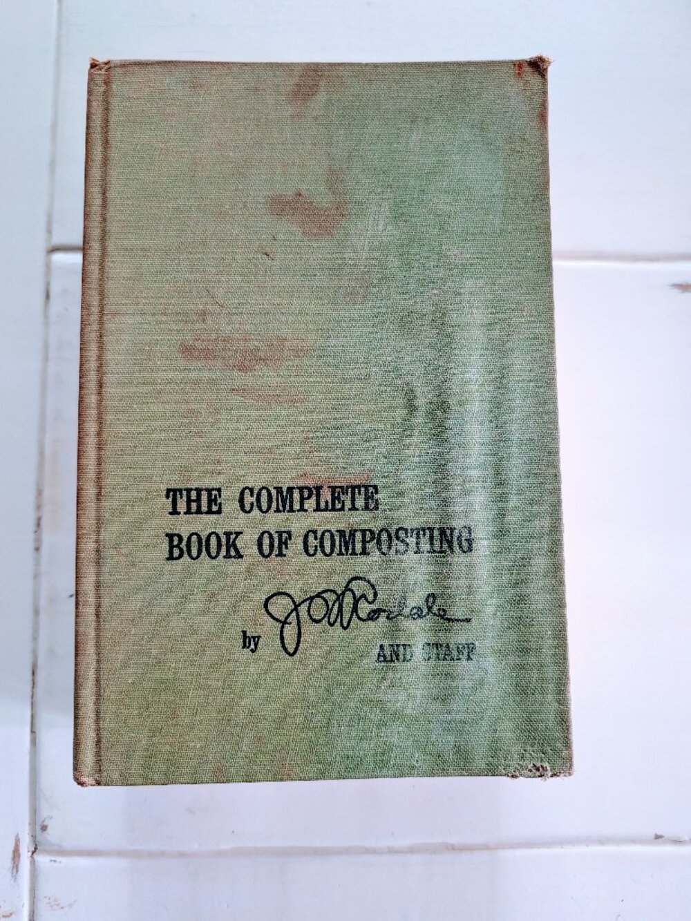 VTG 1967 Complete Book of Composting Rodale HC 4th Print Organic Farming Garden